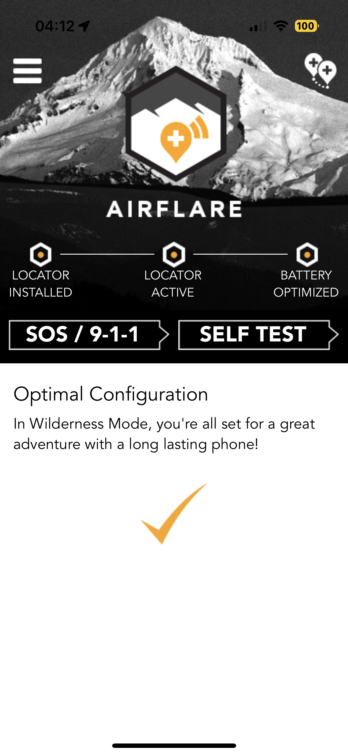 AirFlare1 MainScreen iOS 20230927