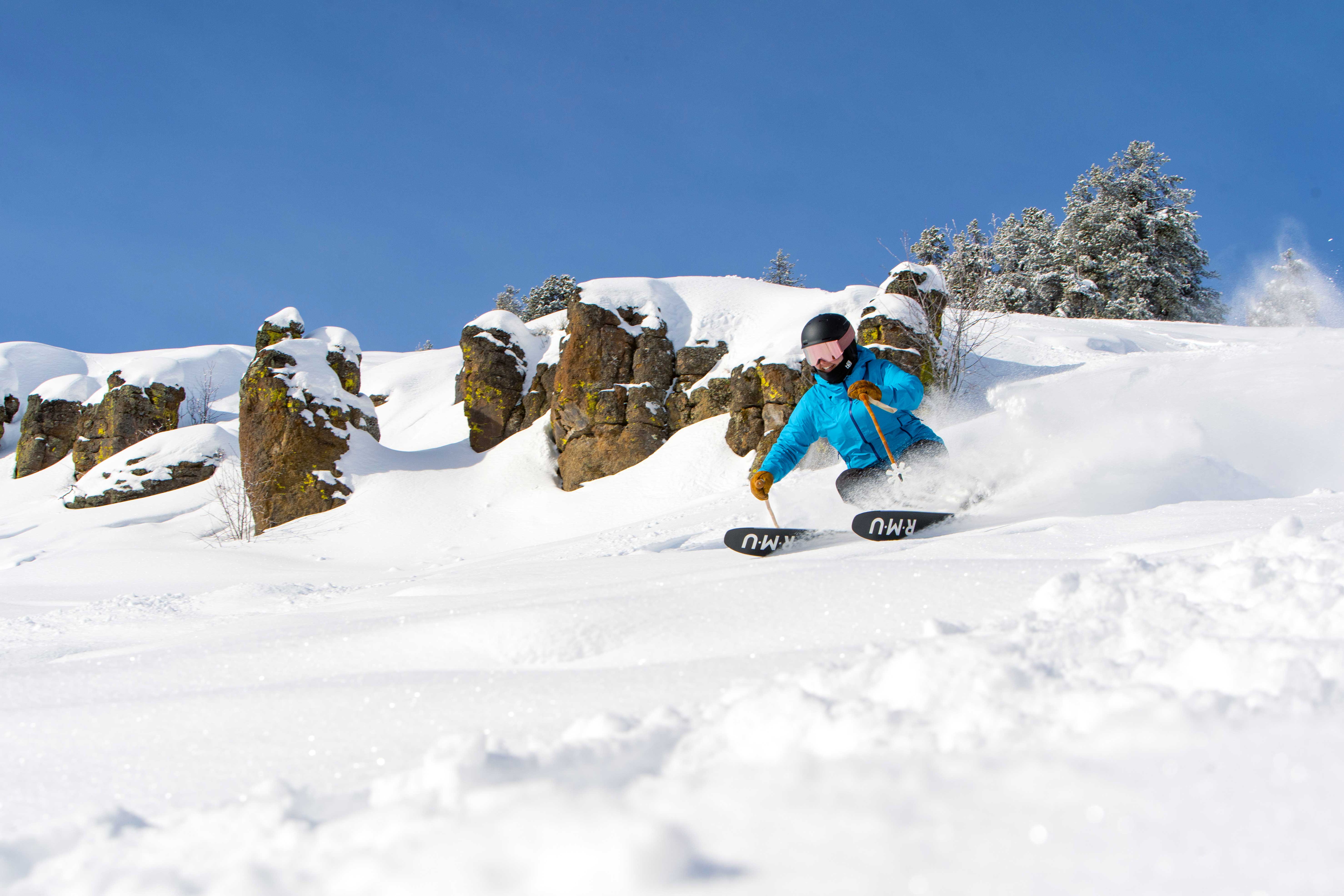 female skier at Magic Mountain Ski Area
